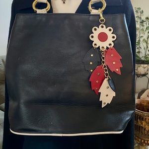 Soft leather black purse